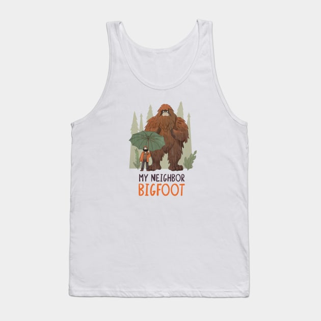 My Neighbor Bigfoot Tank Top by fallingspaceship